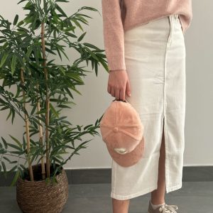 Falda Vaquera Blanca